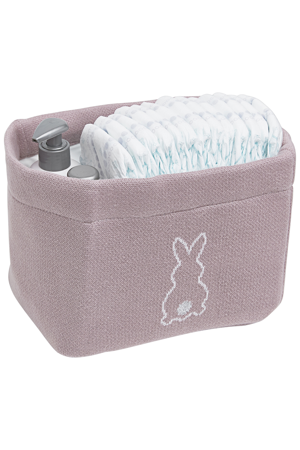 Nursery basket Rabbit - lilac - Small