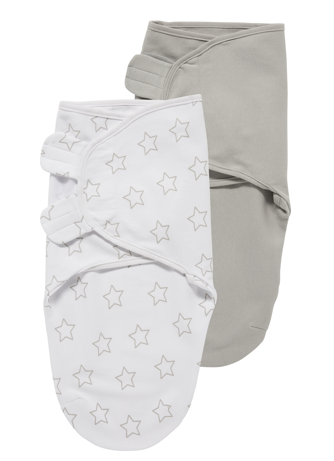 SwaddleMeyco 2-Pack Stars/Uni - Grijs - 4-6 Maand 