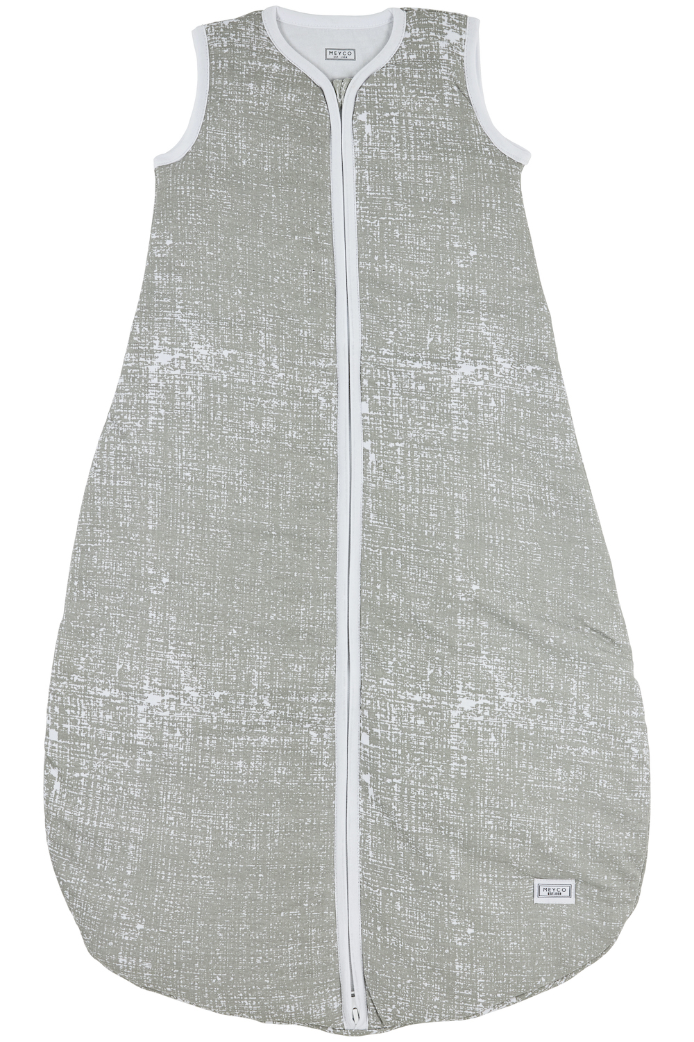 Baby zomerslaapzak rond Fine Lines - grey - 74cm - 0.5 TOG