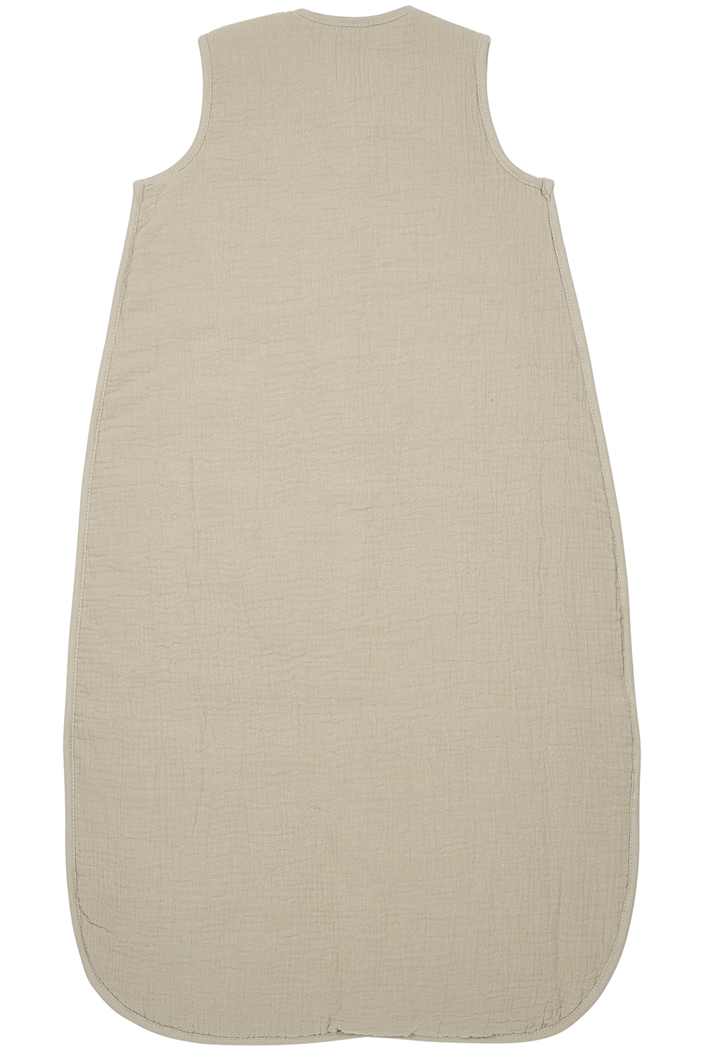 Sleepingbag lined pre-washed muslin Uni - sand - 70cm - 2.0 TOG