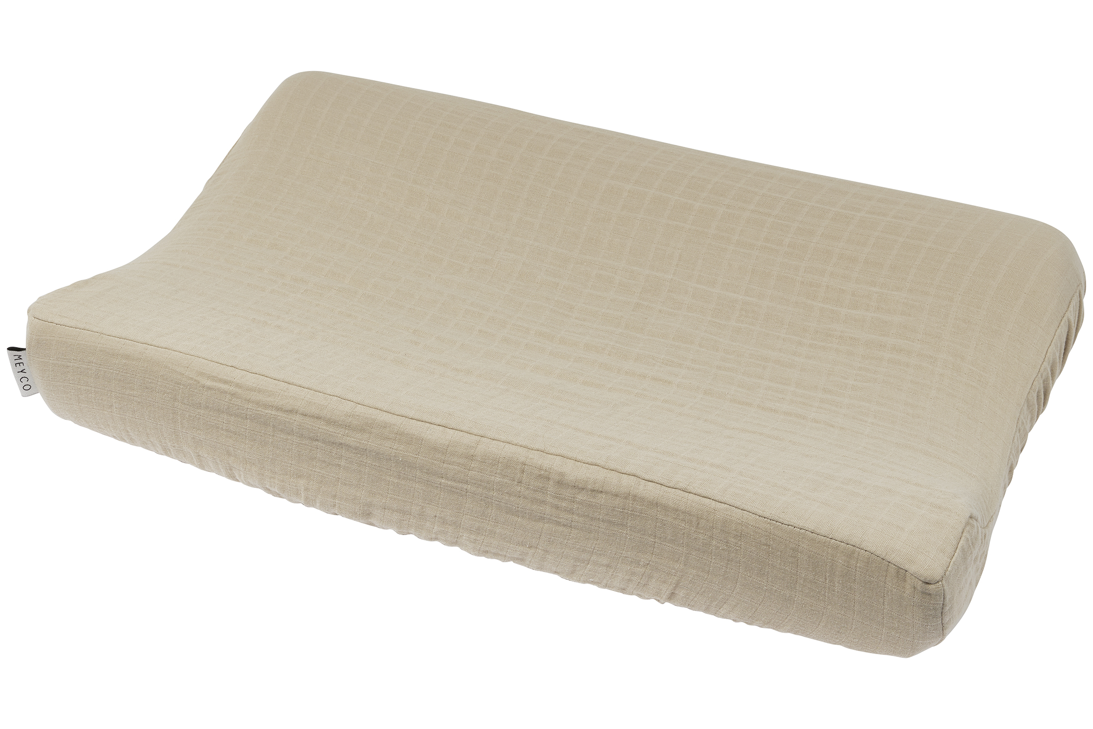 Aankleedkussenhoes hydrofiel Uni - sand - 50x70cm