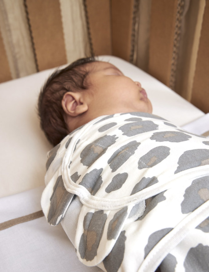 SwaddleMeyco inbakerdoek Panter - neutral - 4-6 maanden