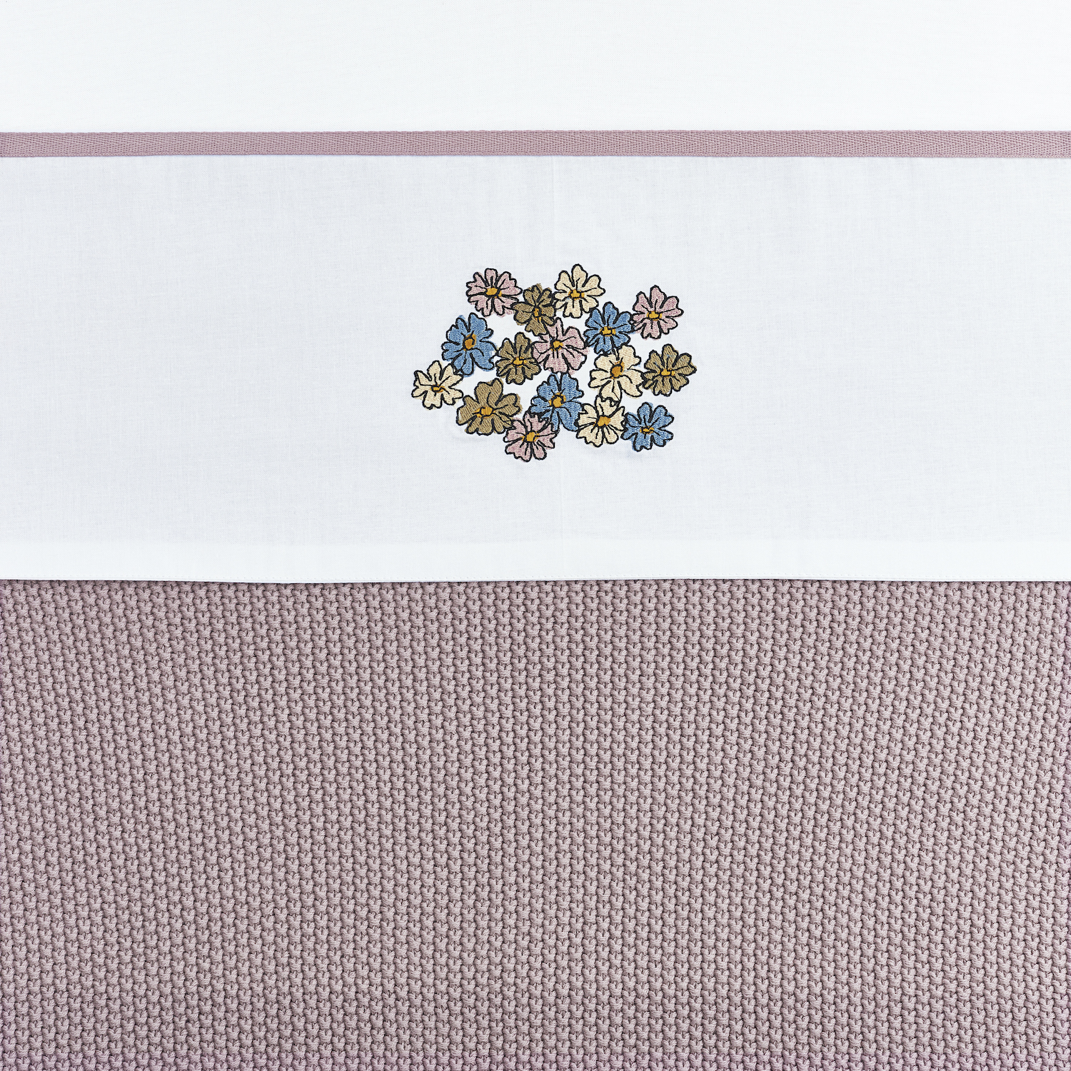 Ledikant laken Vintage Flower - lilac - 100x150cm