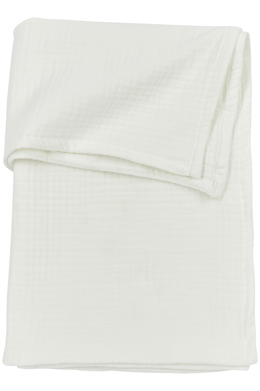 Ledikant laken pre-washed hydrofiel Uni - offwhite - 100x150cm - 0.3 TOG