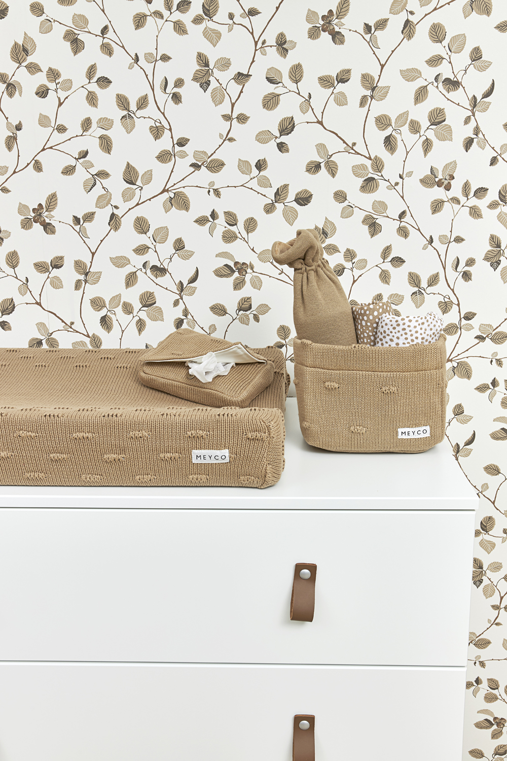 Commodemandje Knots - taupe - Medium