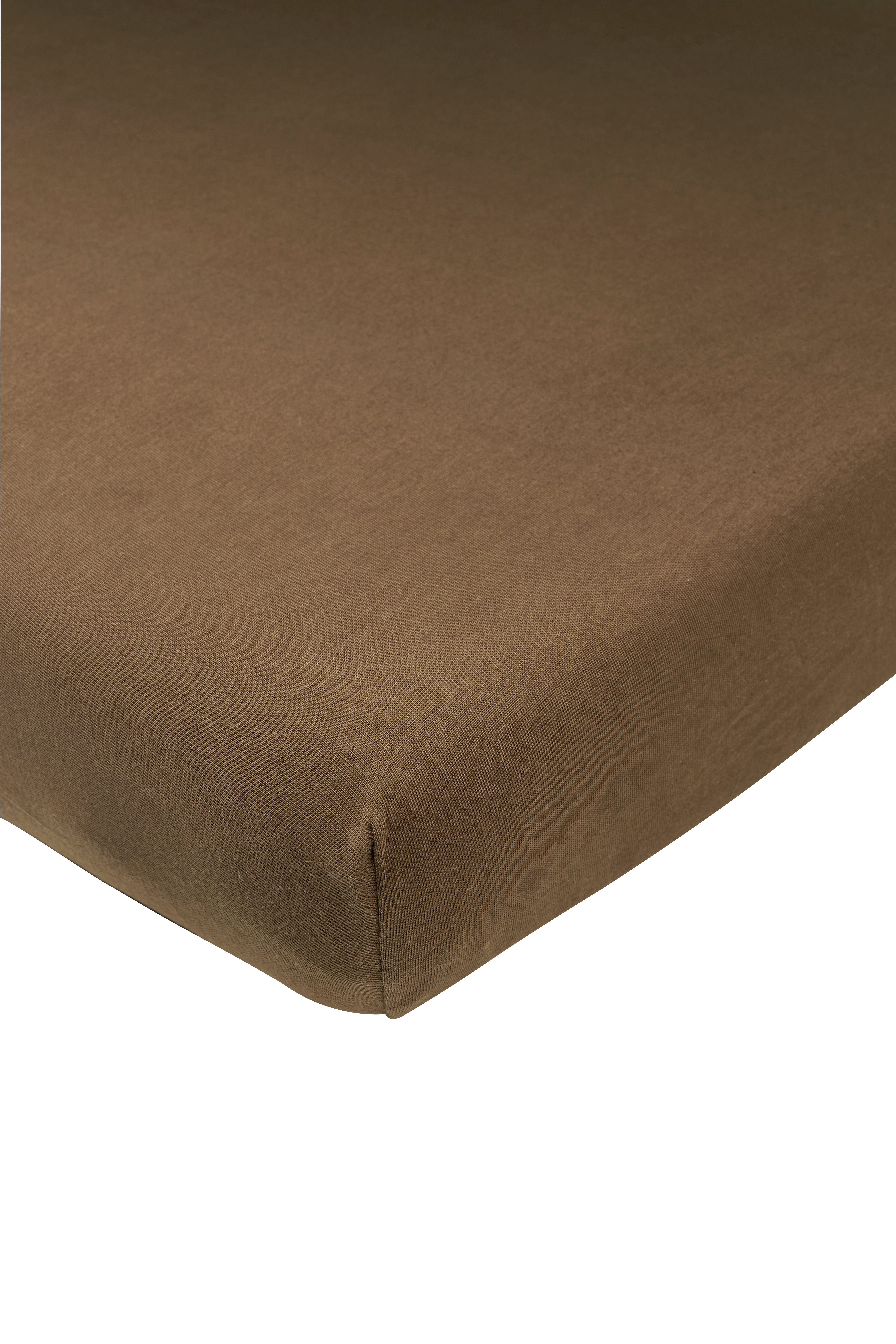 Fitted sheet juniorbed Uni - chocolate - 70x140/150cm