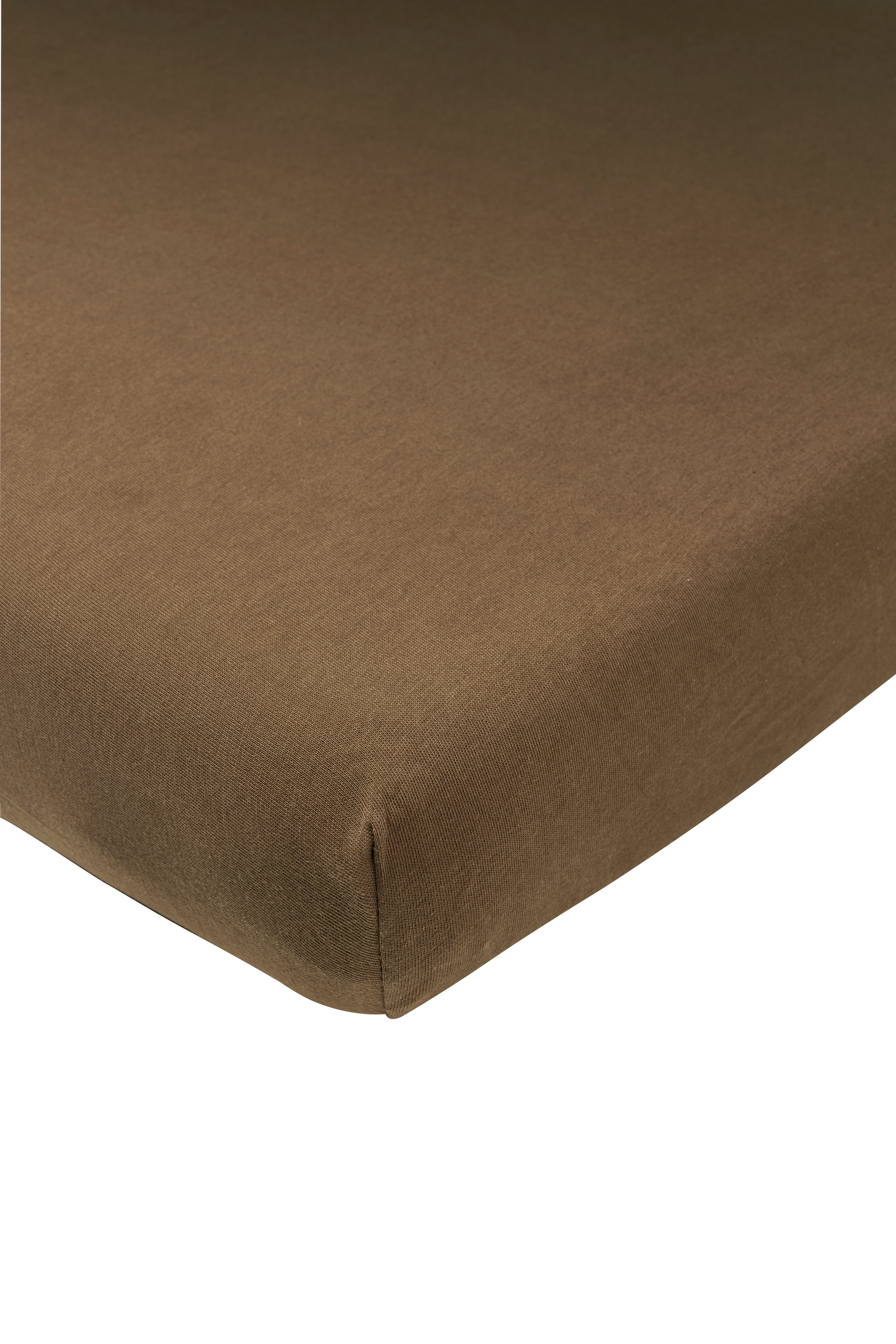Hoeslaken juniorbed Uni - chocolate - 70x140/150cm