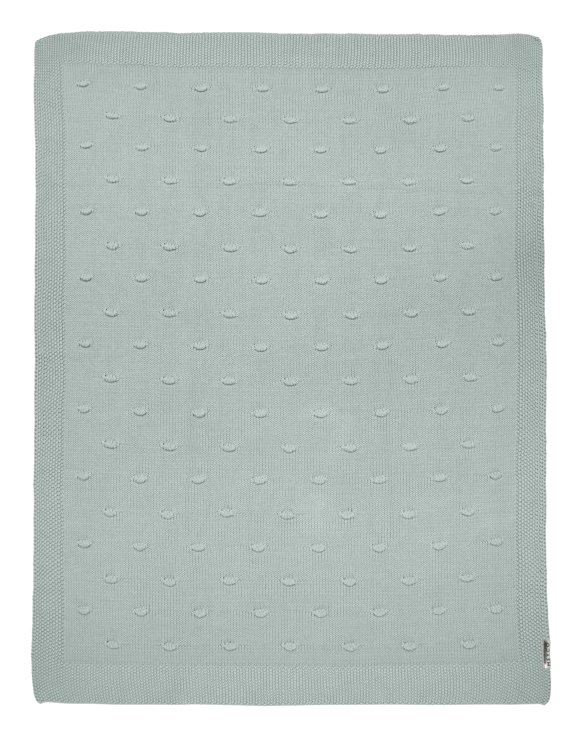 Wiegdeken Knots - stone green - 75x100cm - 1.0 TOG