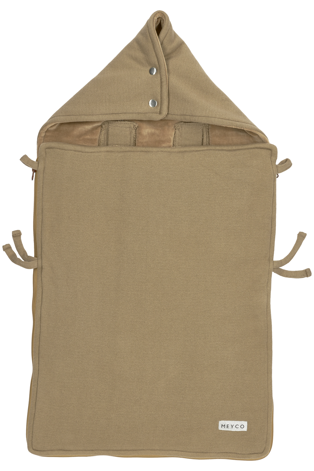 Voetenzak Knit Basic - Taupe - 40x82cm