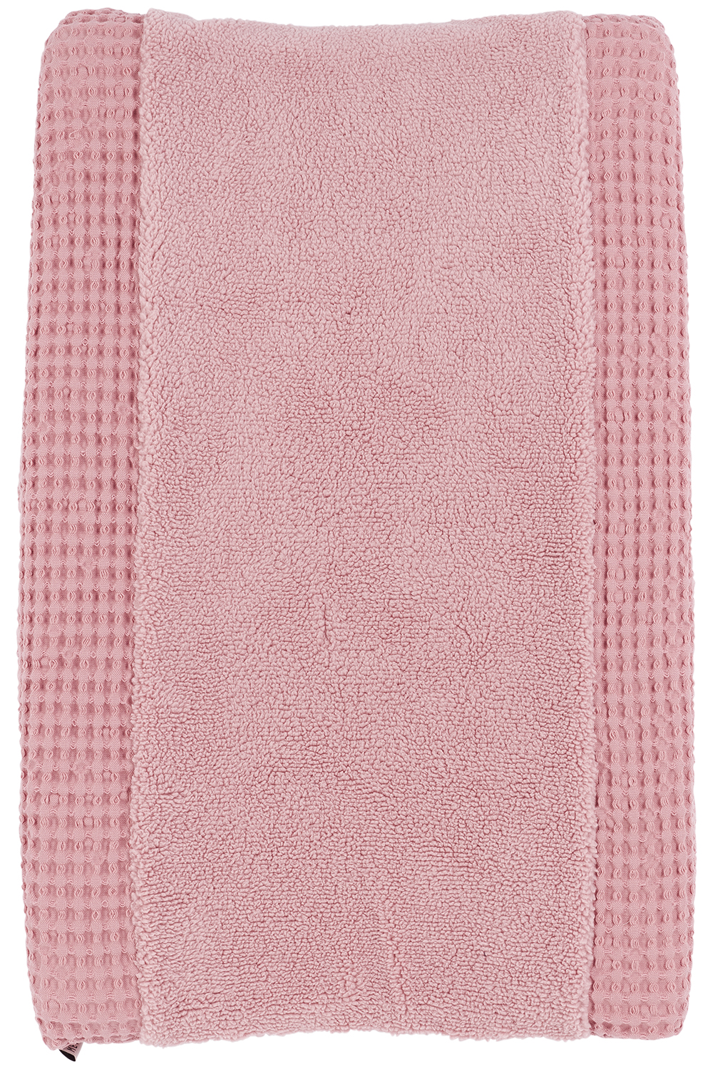 Changing mat cover Waffle Teddy - old pink - 50x70cm