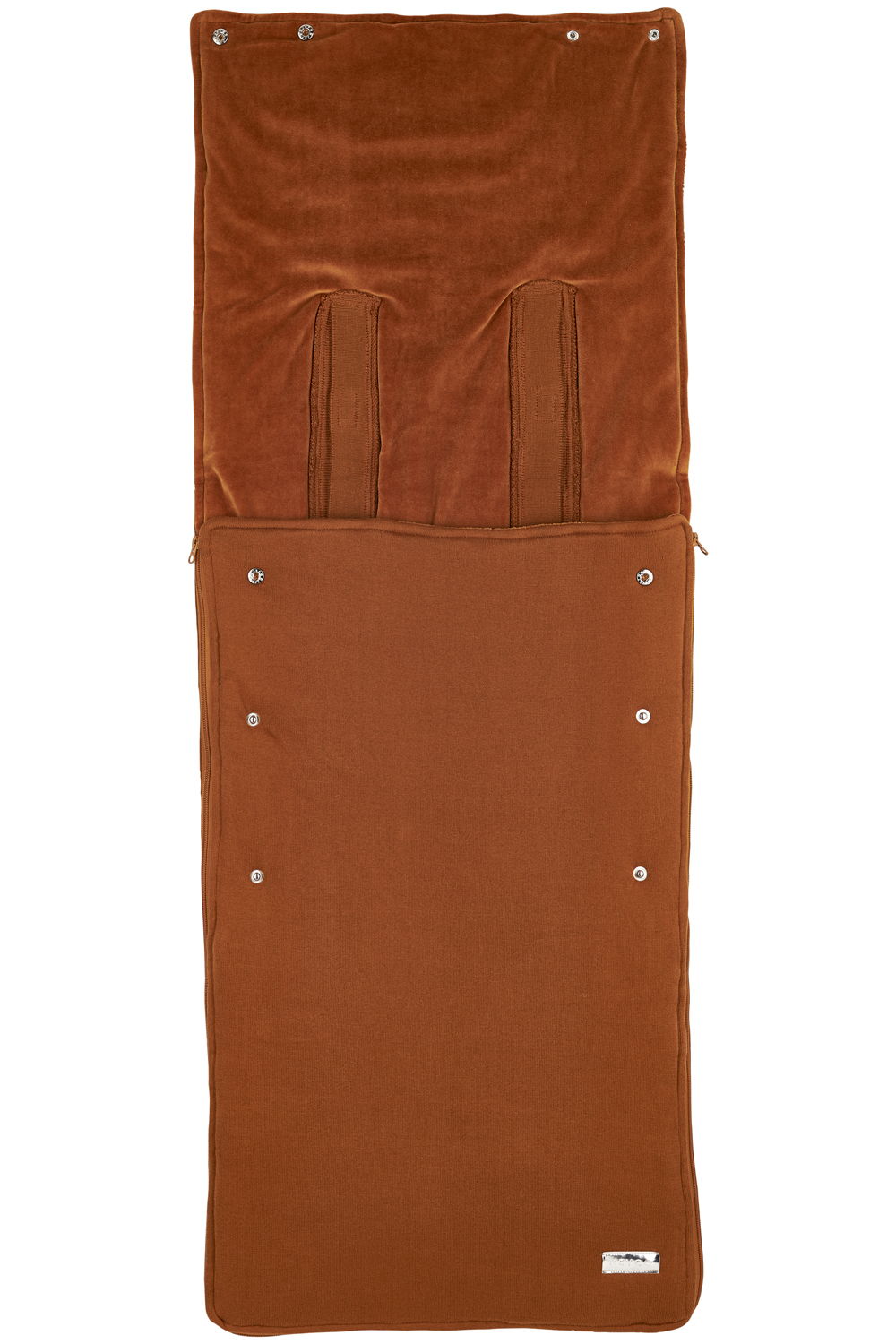 Buggy voetenzak Knit Basic - camel - 45x130cm