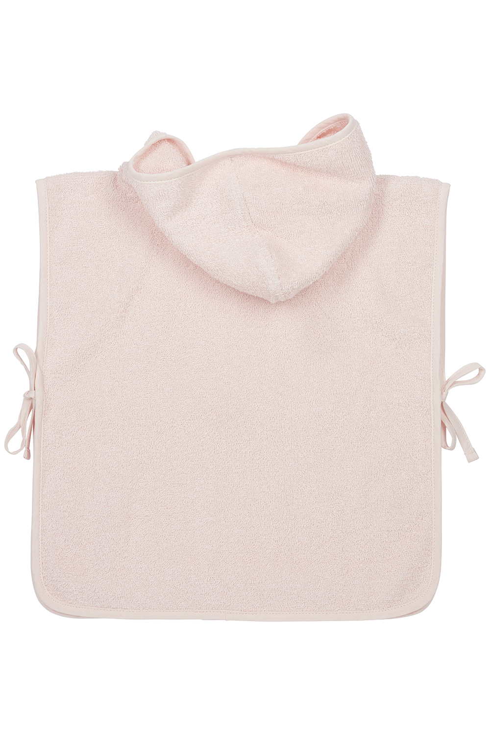 Bath poncho terry Uni - soft pink - 1-3 years