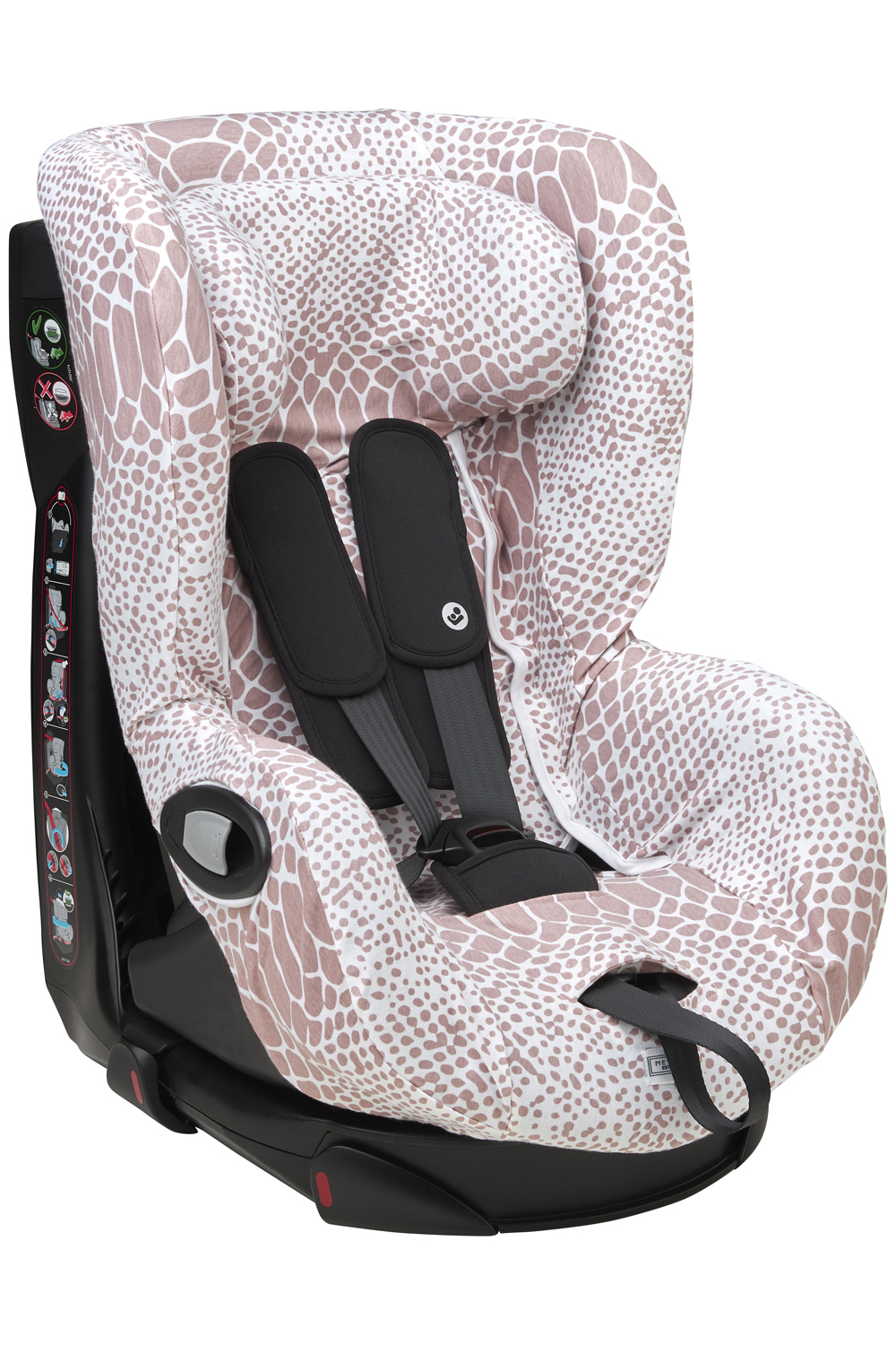 Autostoelhoes Snake - Lilac - Groep 1 met hoofdsteun