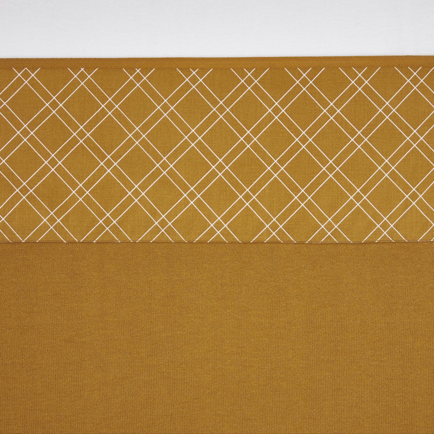 Wieglaken Double Diamond - honey gold - 75x100cm