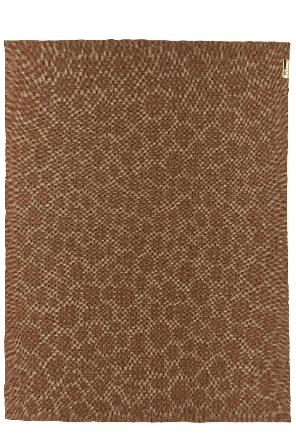 Wiegdeken Panter - camel - 75x100cm