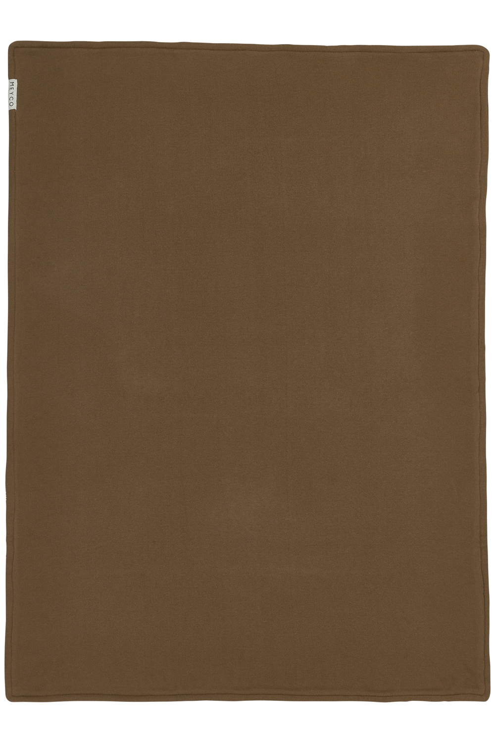 Ledikant deken Knit Basic velvet - chocolate - 100x150cm