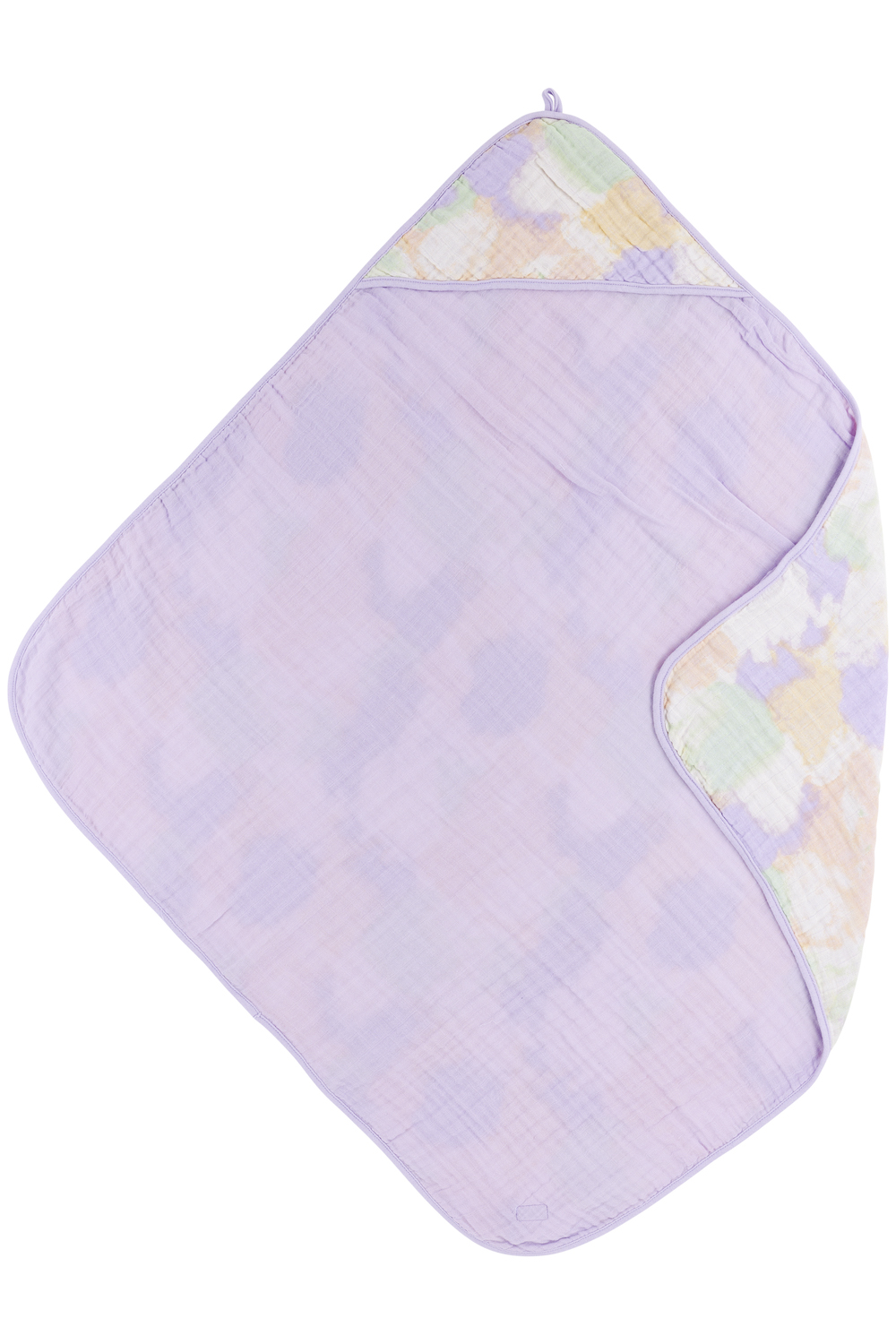 Muslin Bathcape Tie-dye - Soft Lilac - 80x80cm