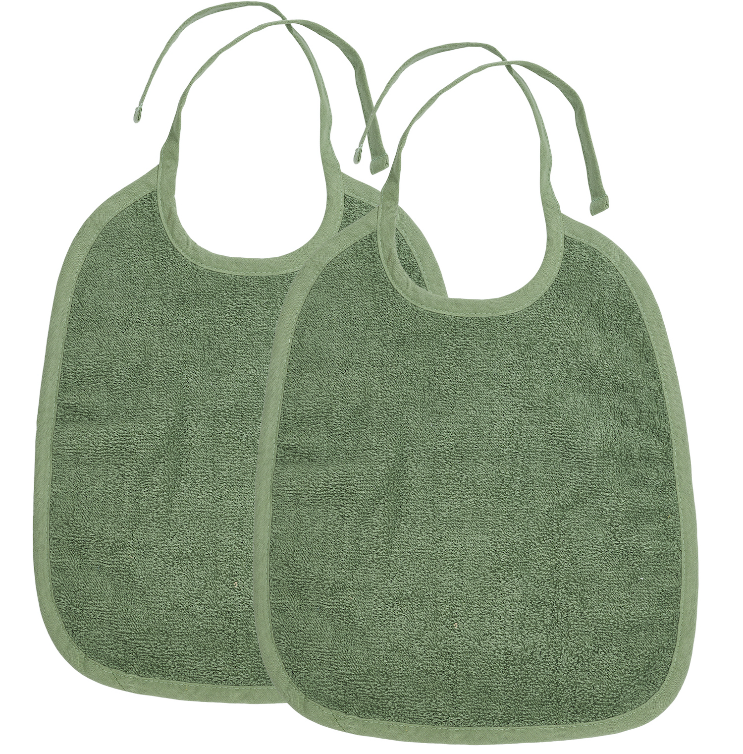 Bib Basic Terry 2-pack - Forest Green