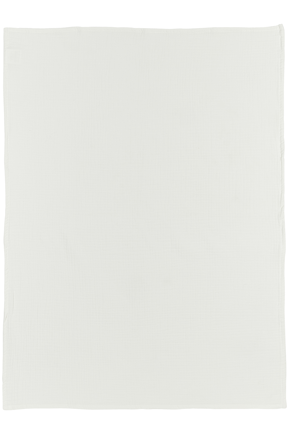 Ledikant laken pre-washed hydrofiel Uni - offwhite - 100x150cm - 0.3 TOG