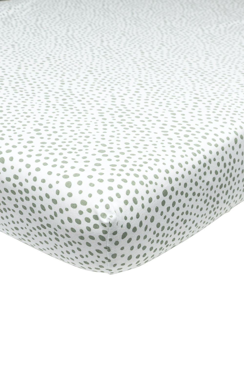 Hoeslaken juniorbed Cheetah - forest green - 70x140/150cm