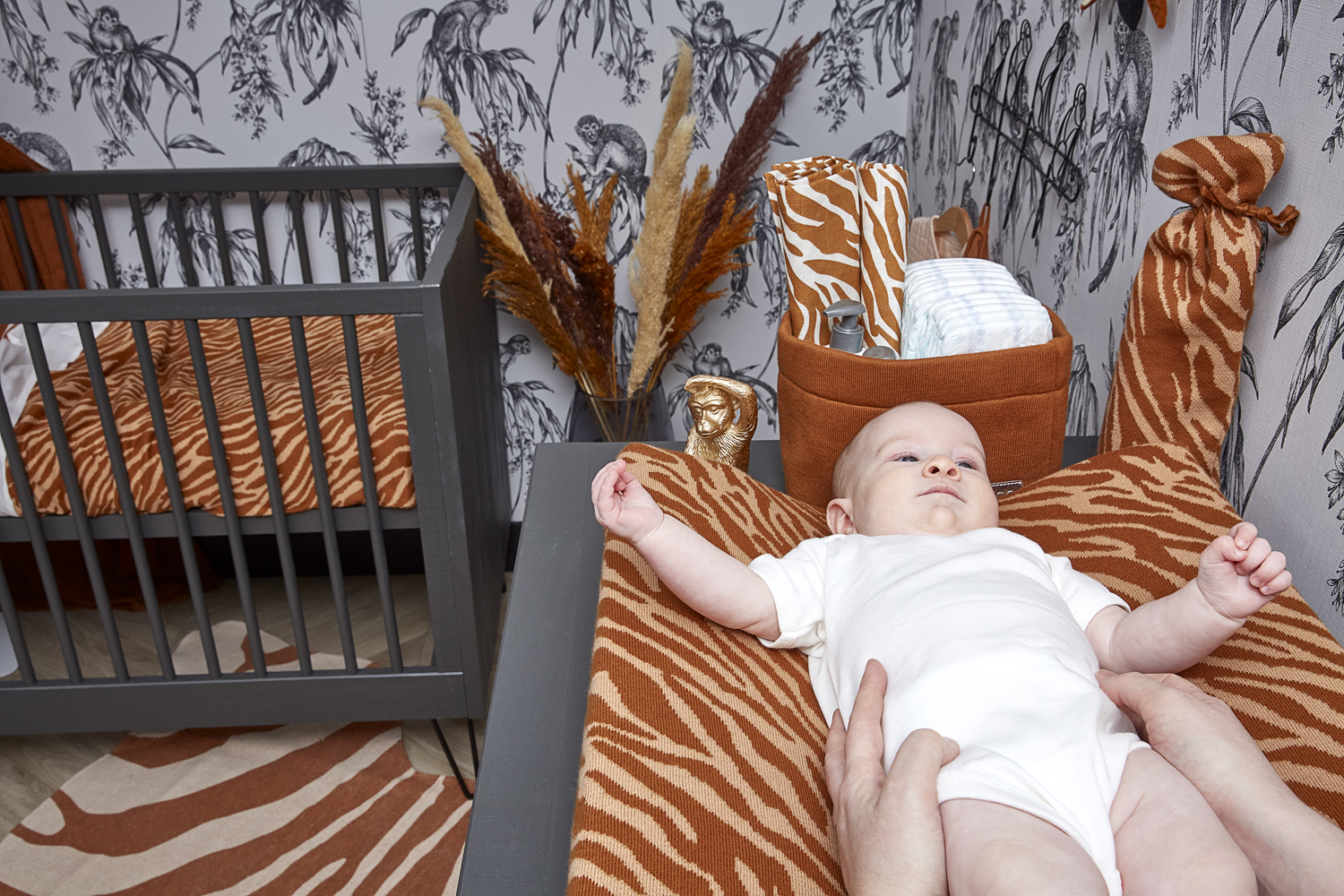 Hydrofiele doeken 3-pack Zebra - camel - 70x70cm