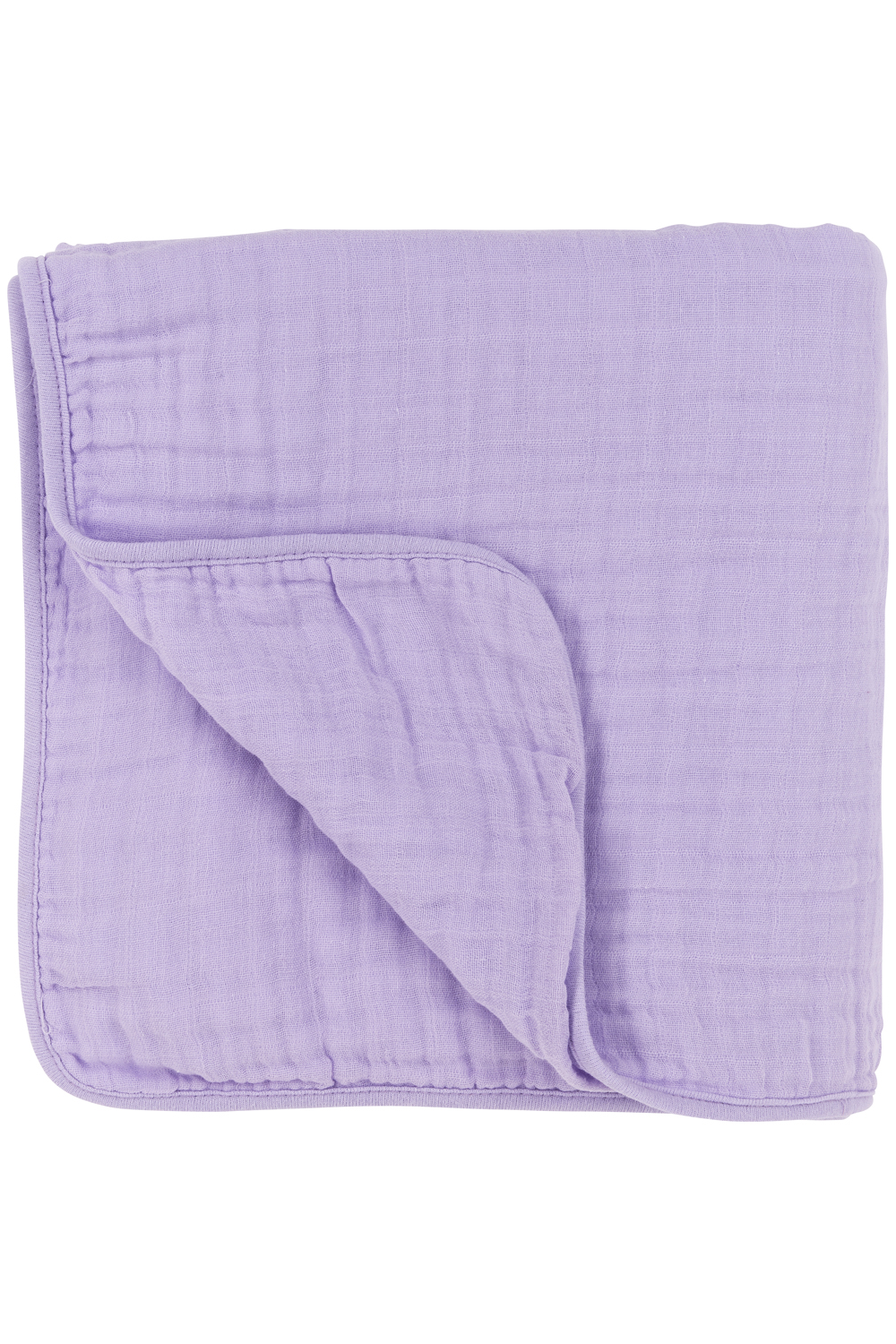 Multidecke musselin Uni - soft lilac - 120x120cm
