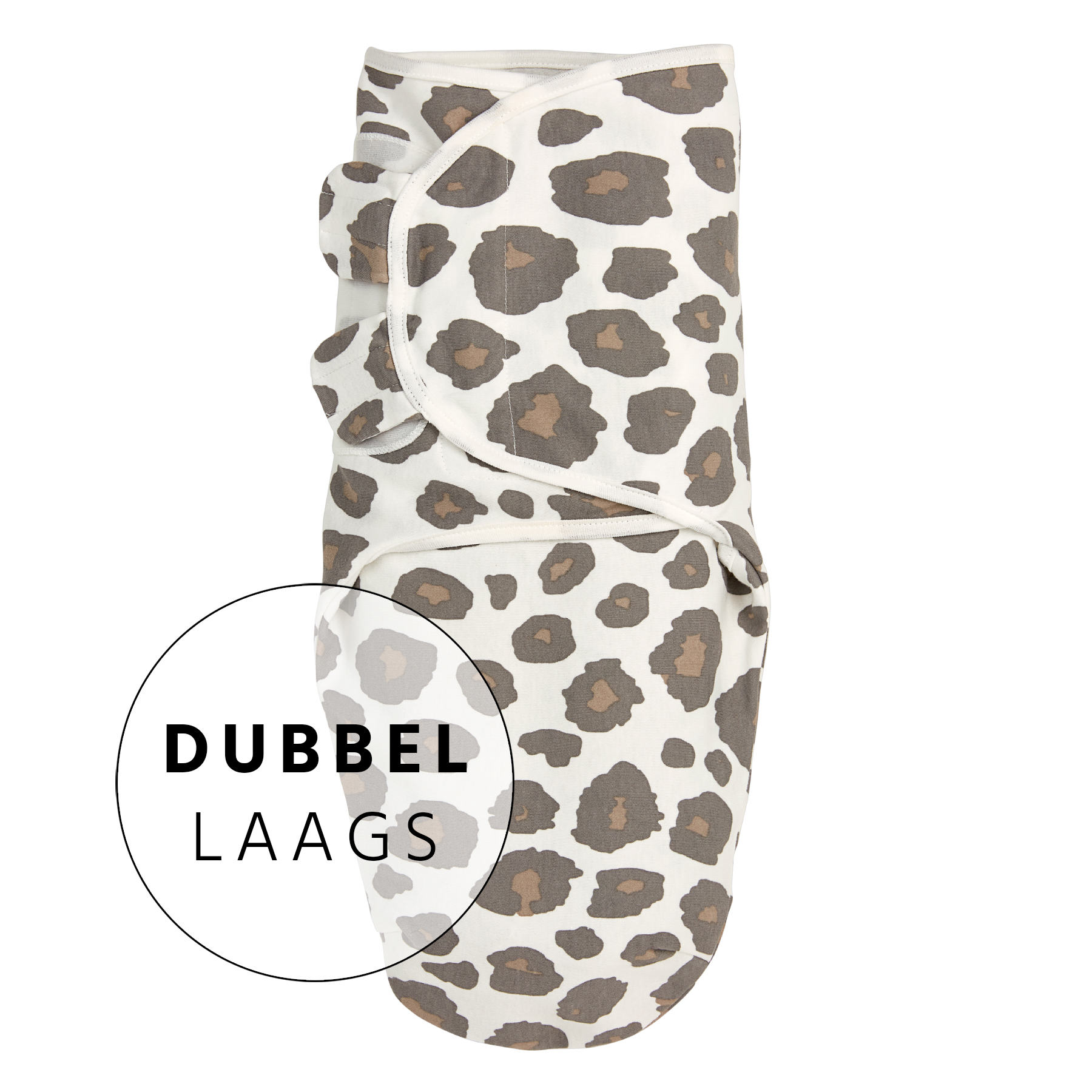 Swaddlemeyco Double Layer Uni - Panther Neutral - 4-6 Months