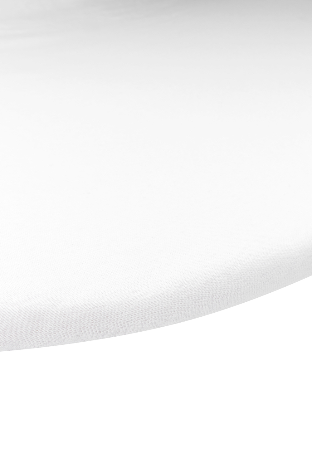 Spannbettlaken Laufgittermatratze jersey Uni - white - Rund 90/95cm
