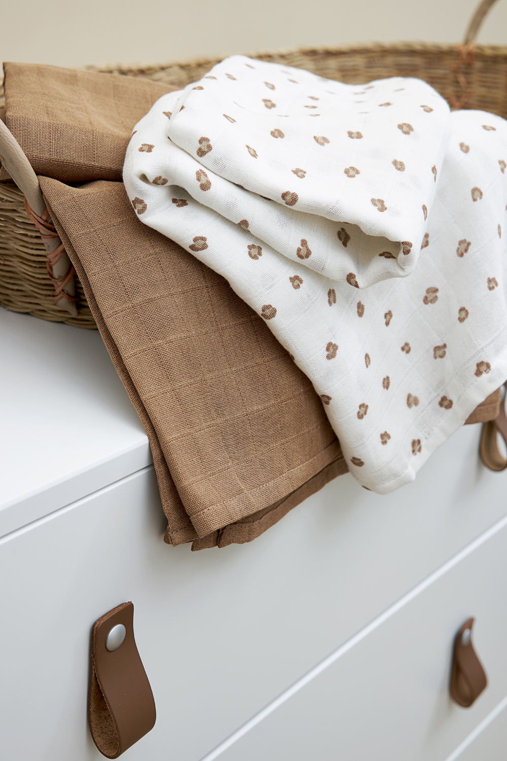 Swaddle 2-pack hydrofiel Mini Panther - toffee - 120x120cm