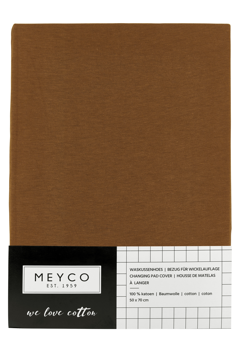Aankleedkussenhoes Uni - camel - 50x70cm