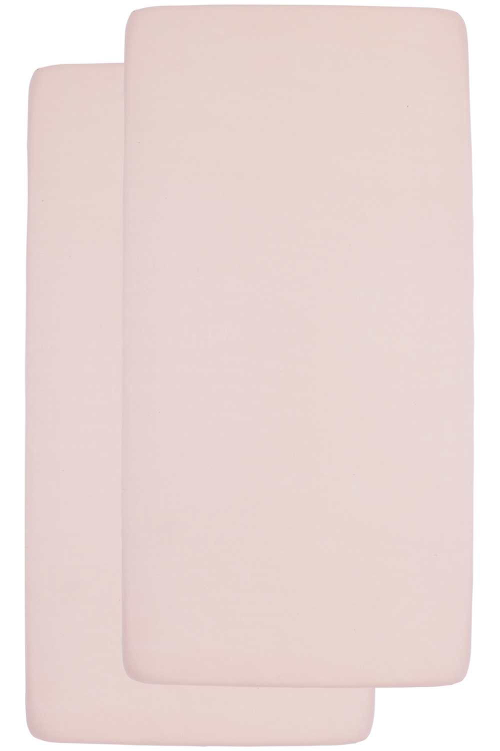 Jersey Hoeslaken Wieg 2-pack - Soft Pink - 40x80/90cm
