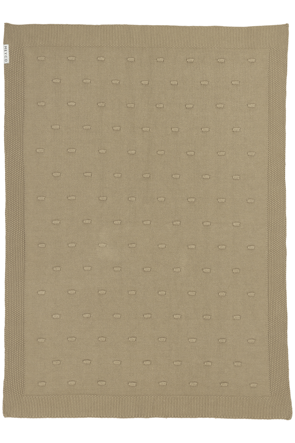 Ledikant deken Knots - taupe - 100x150cm