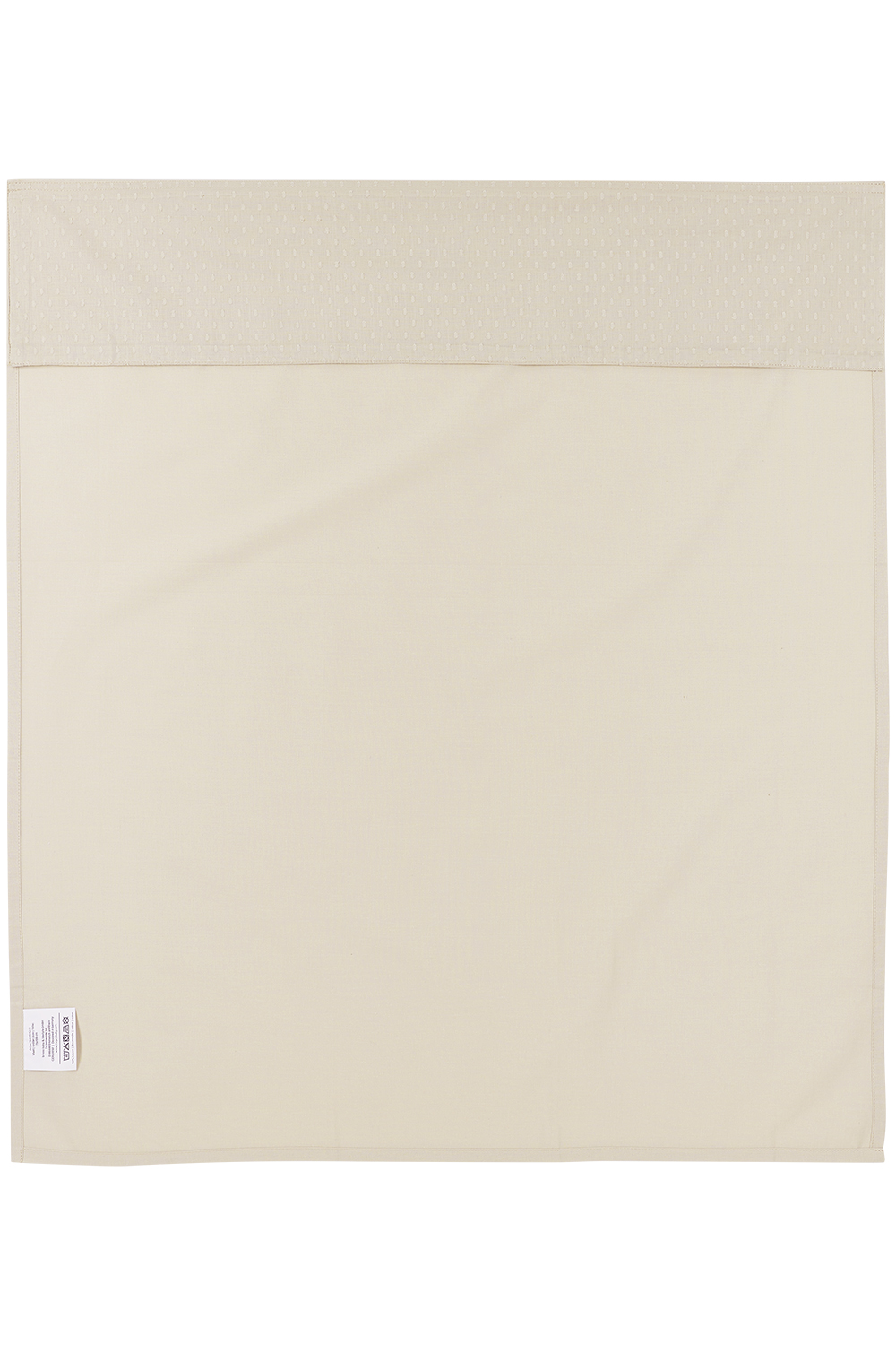 Cot bed sheet Plume - soft sand - 100x150cm