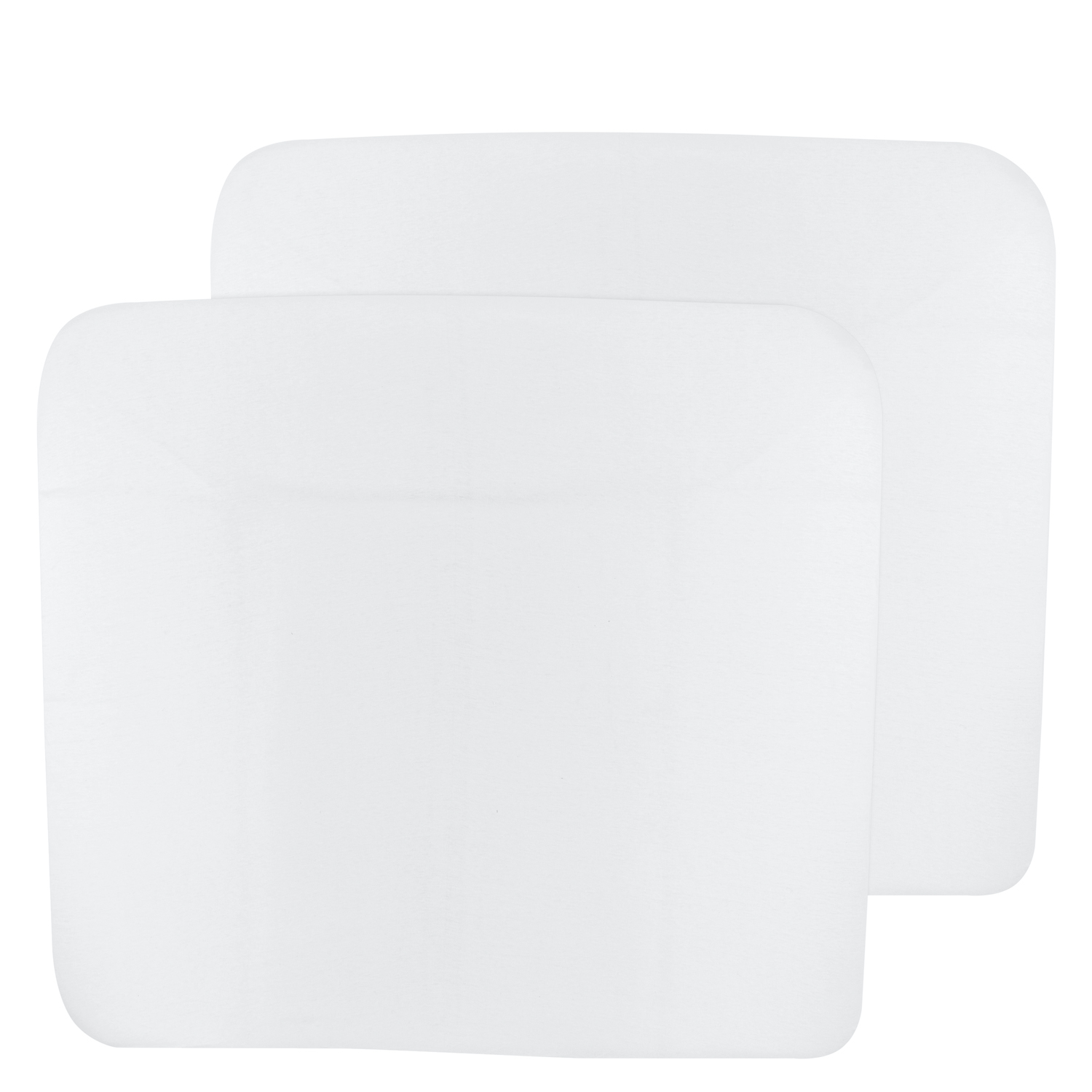 Aankleedkussenhoes 2-pack Uni - white - 85x75cm