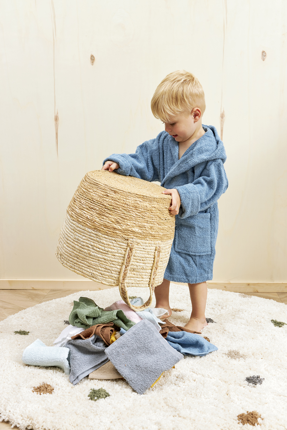 Basic Badstof Monddoekjes 6-pack  - Wit - 30x30cm