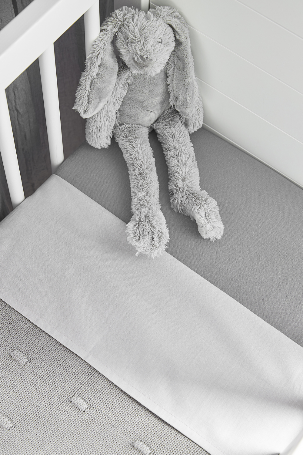 Wiegdeken Knots - grey - 75x100cm - 1.0 TOG