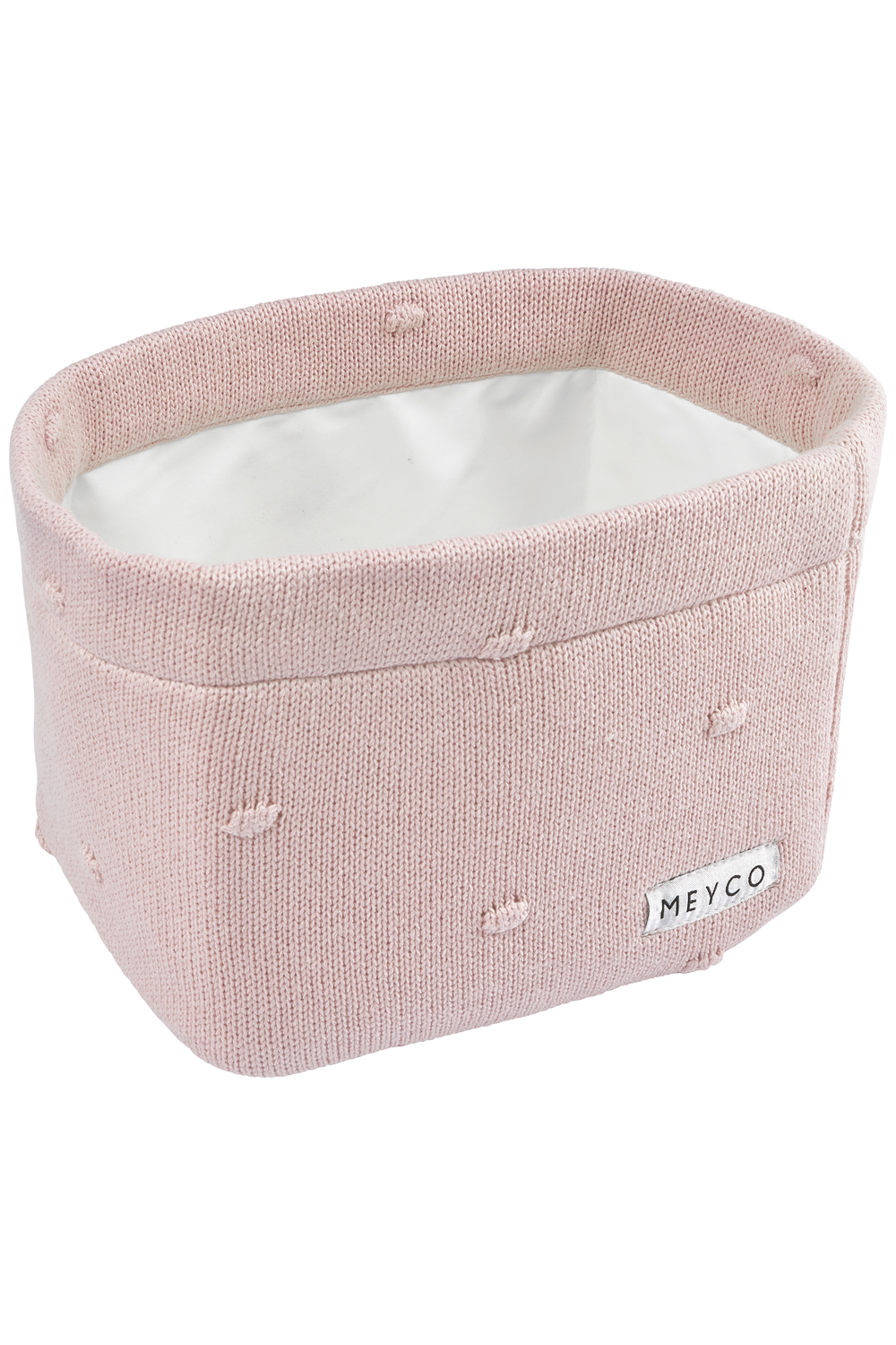 Nursery basket Mini Knots - soft pink - Small