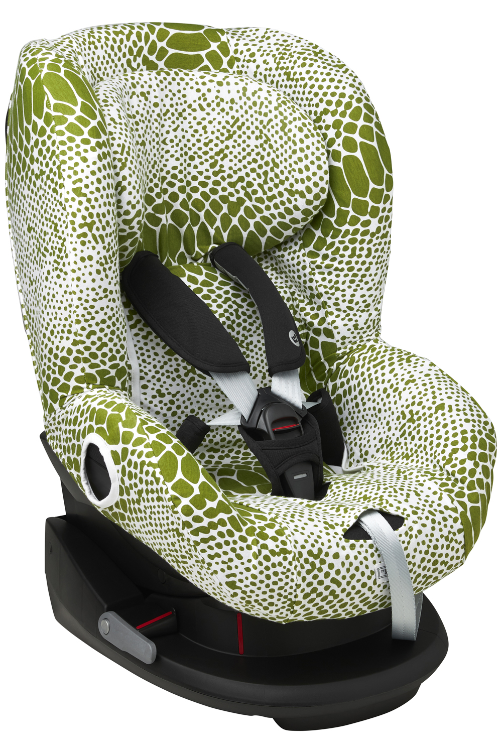 Autostoelhoes Snake - avocado - Groep 1+ incl. hoofdsteun