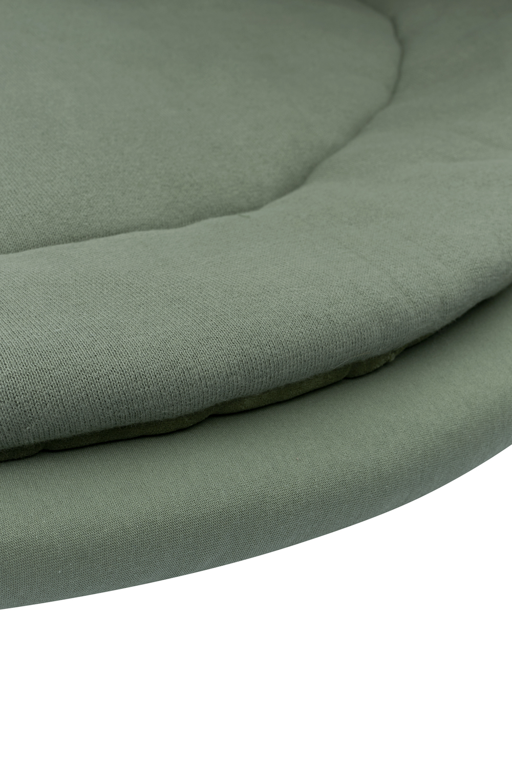 Hoeslaken boxmatras jersey Uni - forest green - Rond 90/95cm