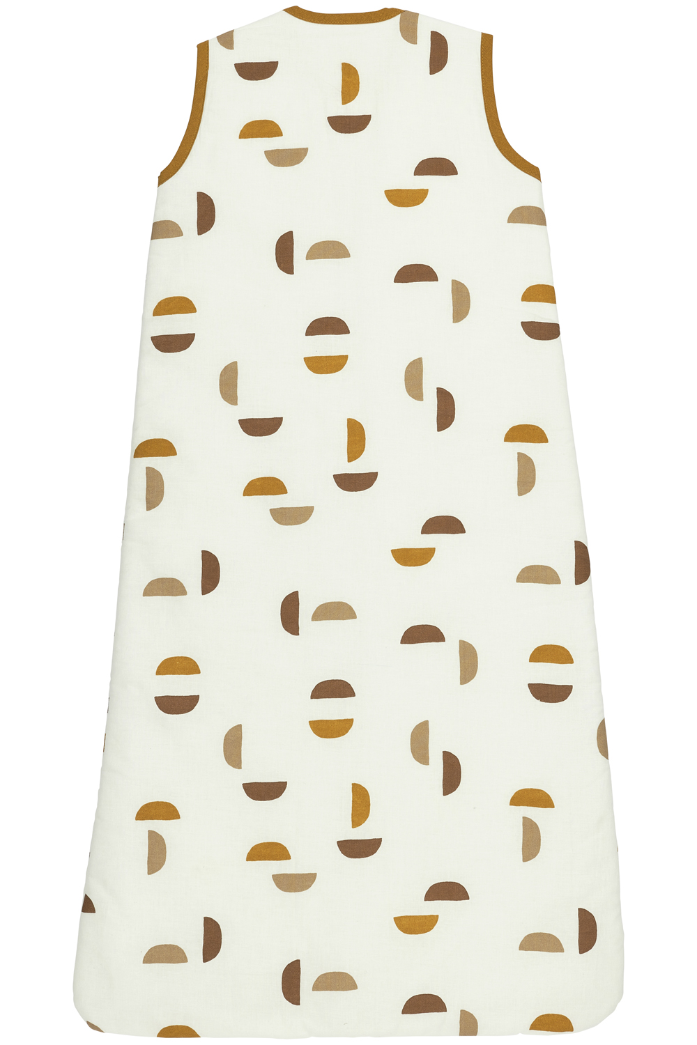 Baby slaapzak gevoerd Shapes - honey gold - 70cm