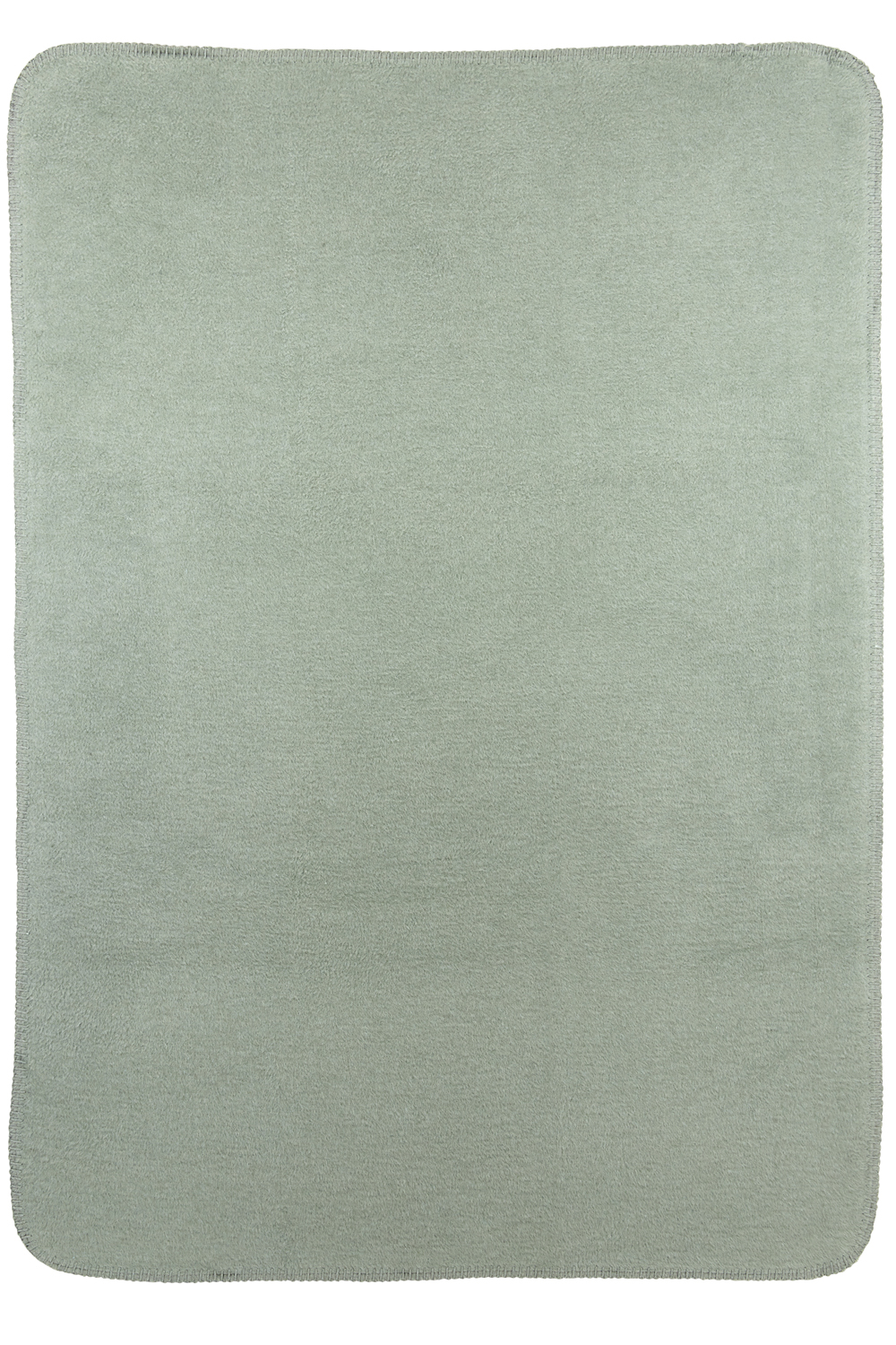 Ledikant deken Double Face - stone green/grey melange - 100x150cm