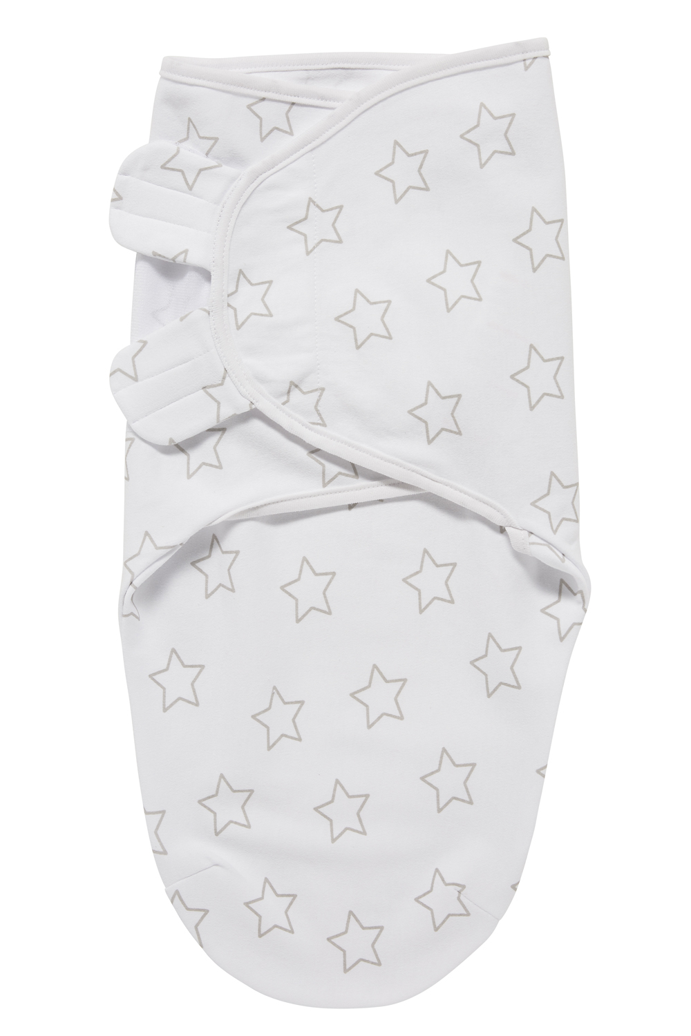 Swaddle Stars - grey - 4-6 Months