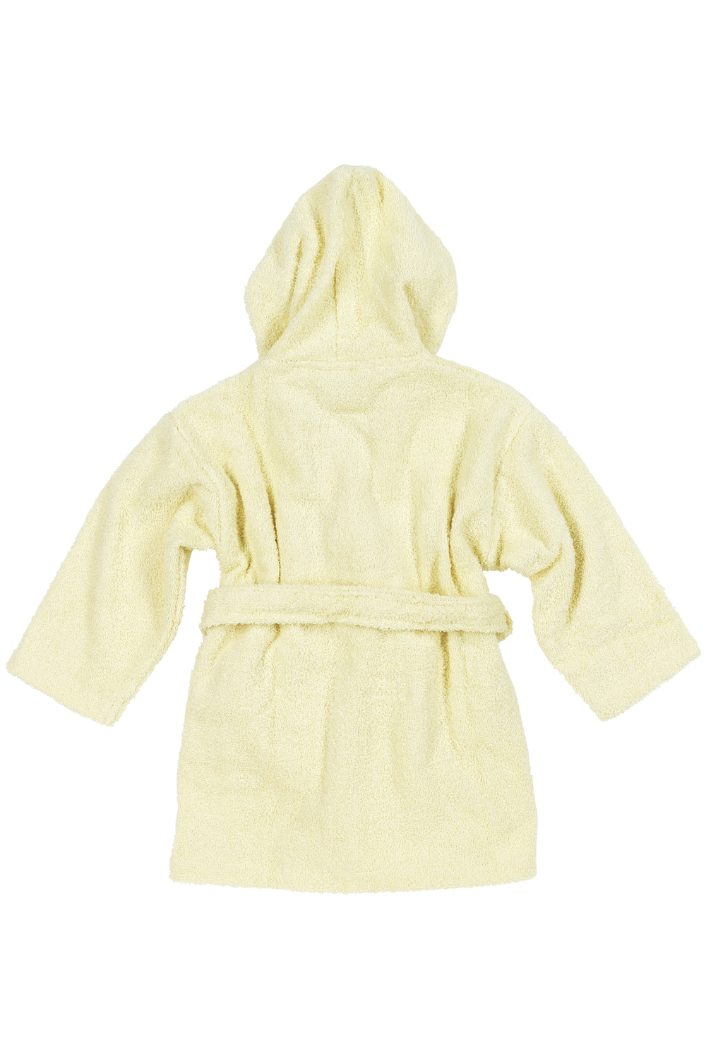 Bademantel frottee Uni - soft yellow - 98/104