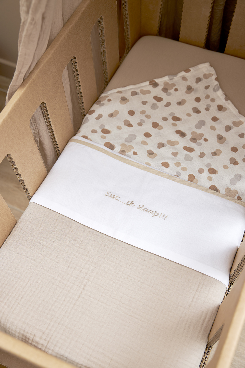 Hydrofiele Luiers 3-pack Stains  - Sand - 70x70cm