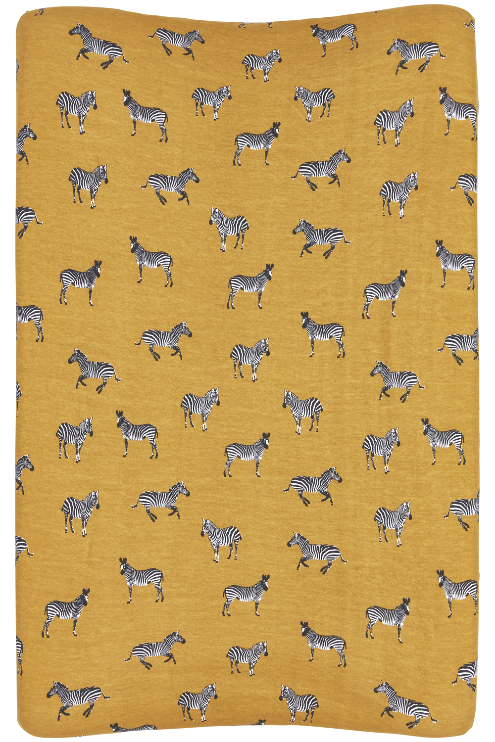 Changing mat cover Zebra Animal - honey gold - 50x70cm