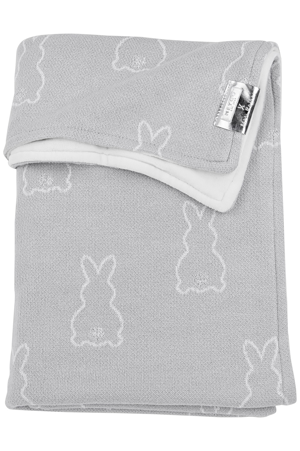 Meyco X Mrs. Keizer Wiegdeken Velvet Rabbit - - Silver