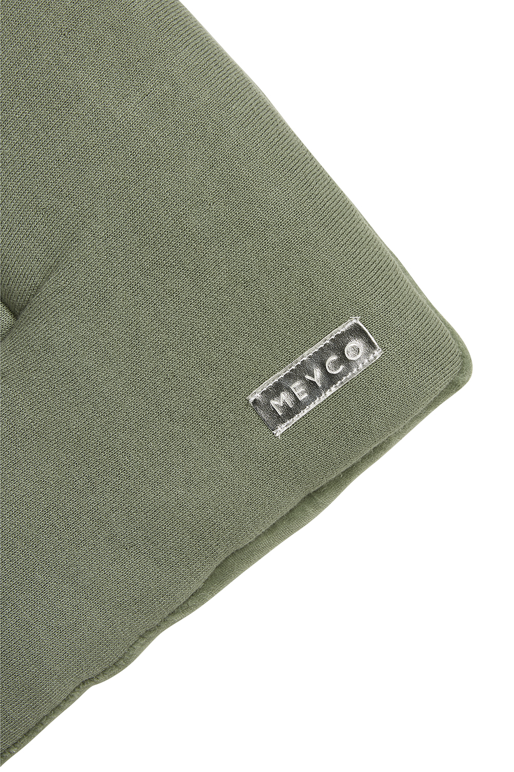 Playpen mattress Knit Basic velvet - forest green - 77x97cm