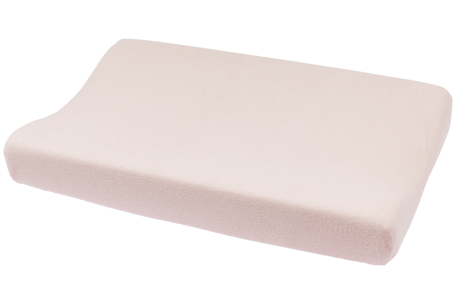 Wickelauflagenbezug frottee Uni - soft pink - 50x70cm