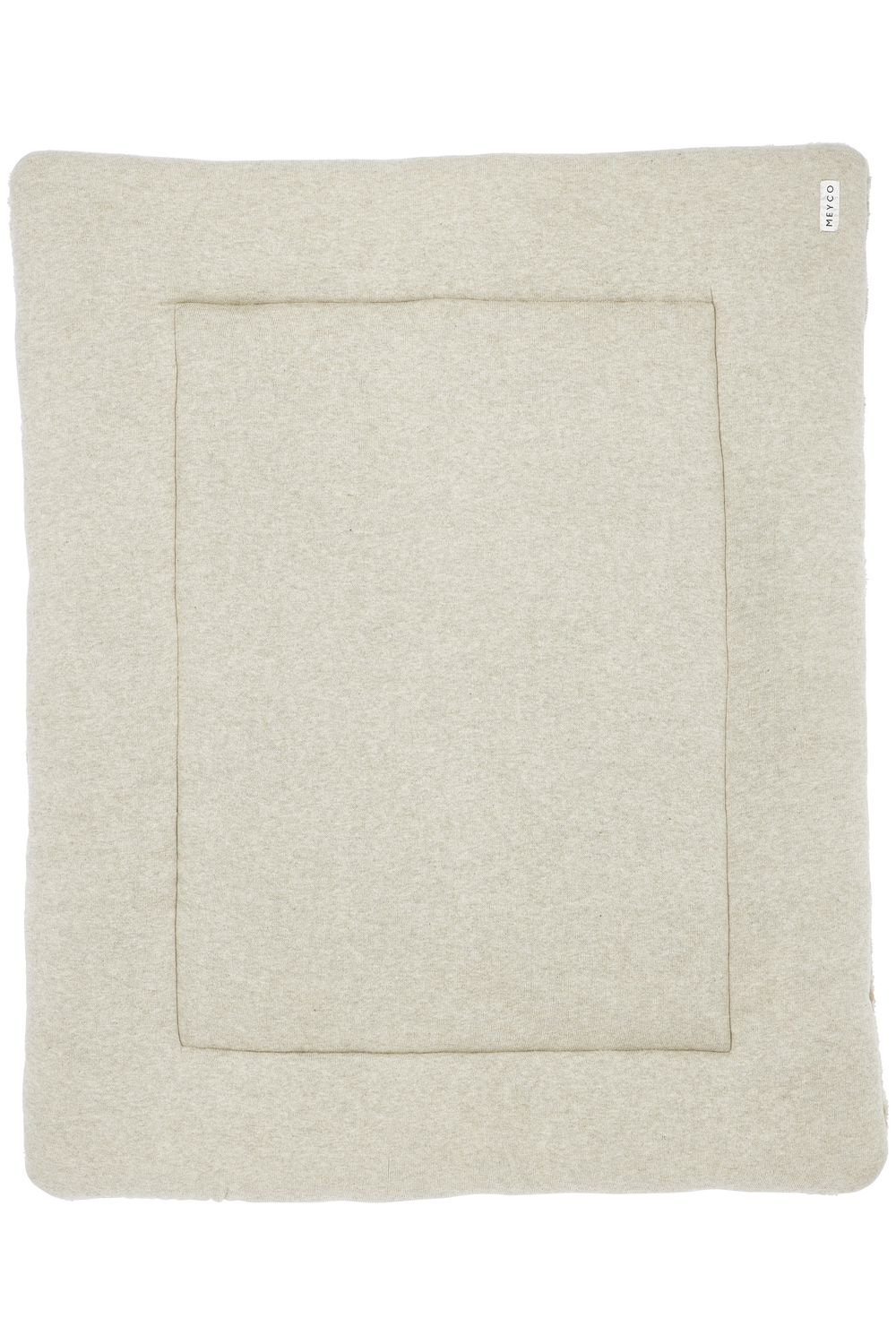 Laufgittereinlage Knit Basic teddy - sand melange - 77x97cm