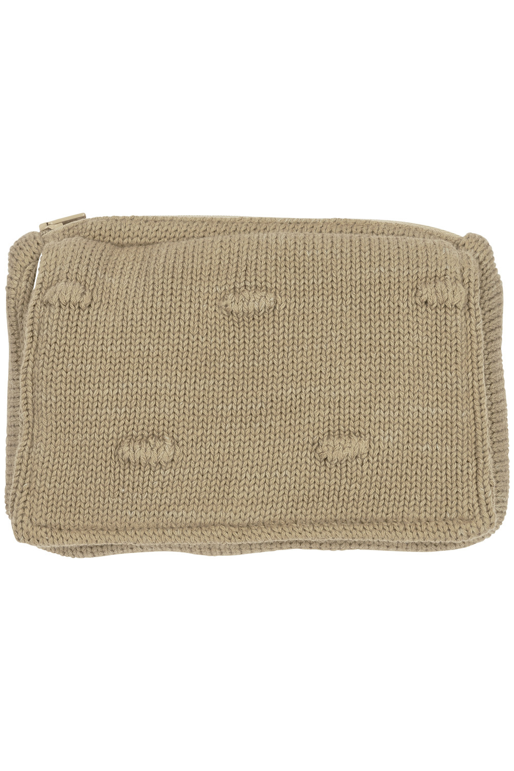 Wipes pouch Knots - taupe